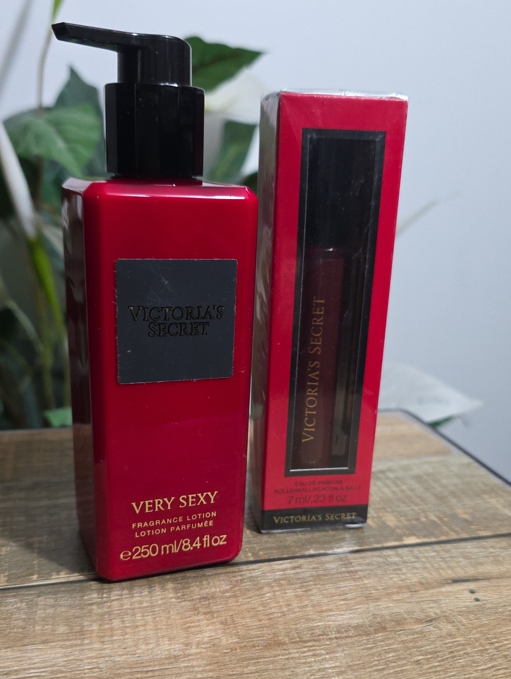 Victoria's Secret Very Sexy Fragrance Lotion & Roller Ball NEW - Red